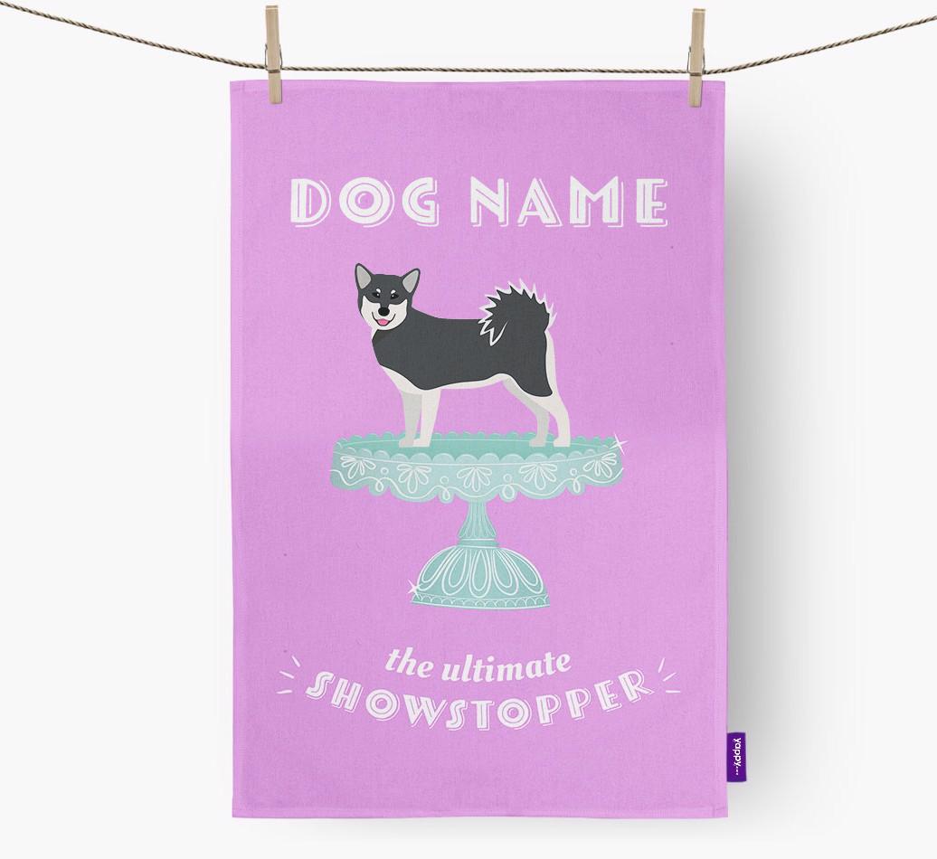'The Ultimate Showstopper' - Personalised {breedFullName} Tea Towel