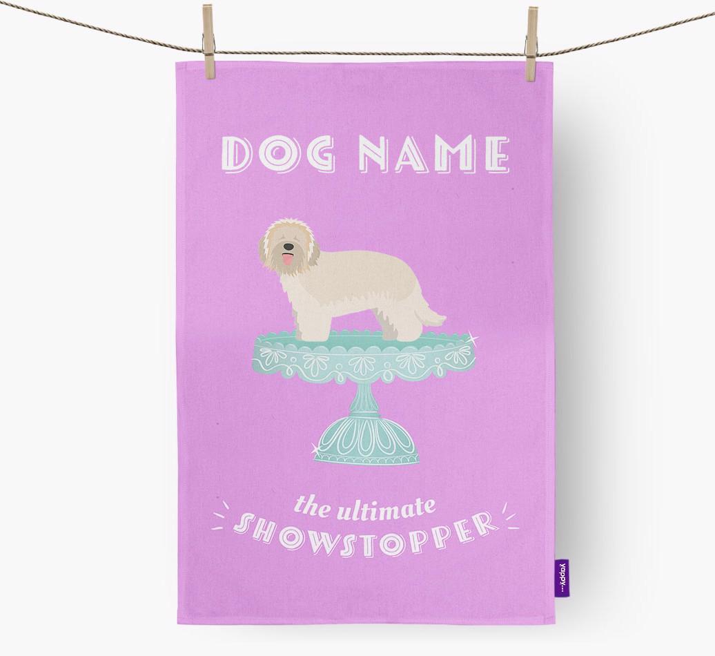 'The Ultimate Showstopper' - Personalised {breedFullName} Tea Towel