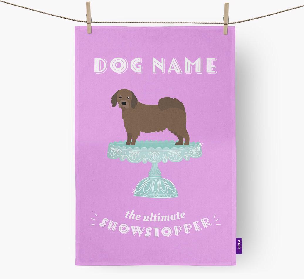 'The Ultimate Showstopper' - Personalised {breedFullName} Tea Towel