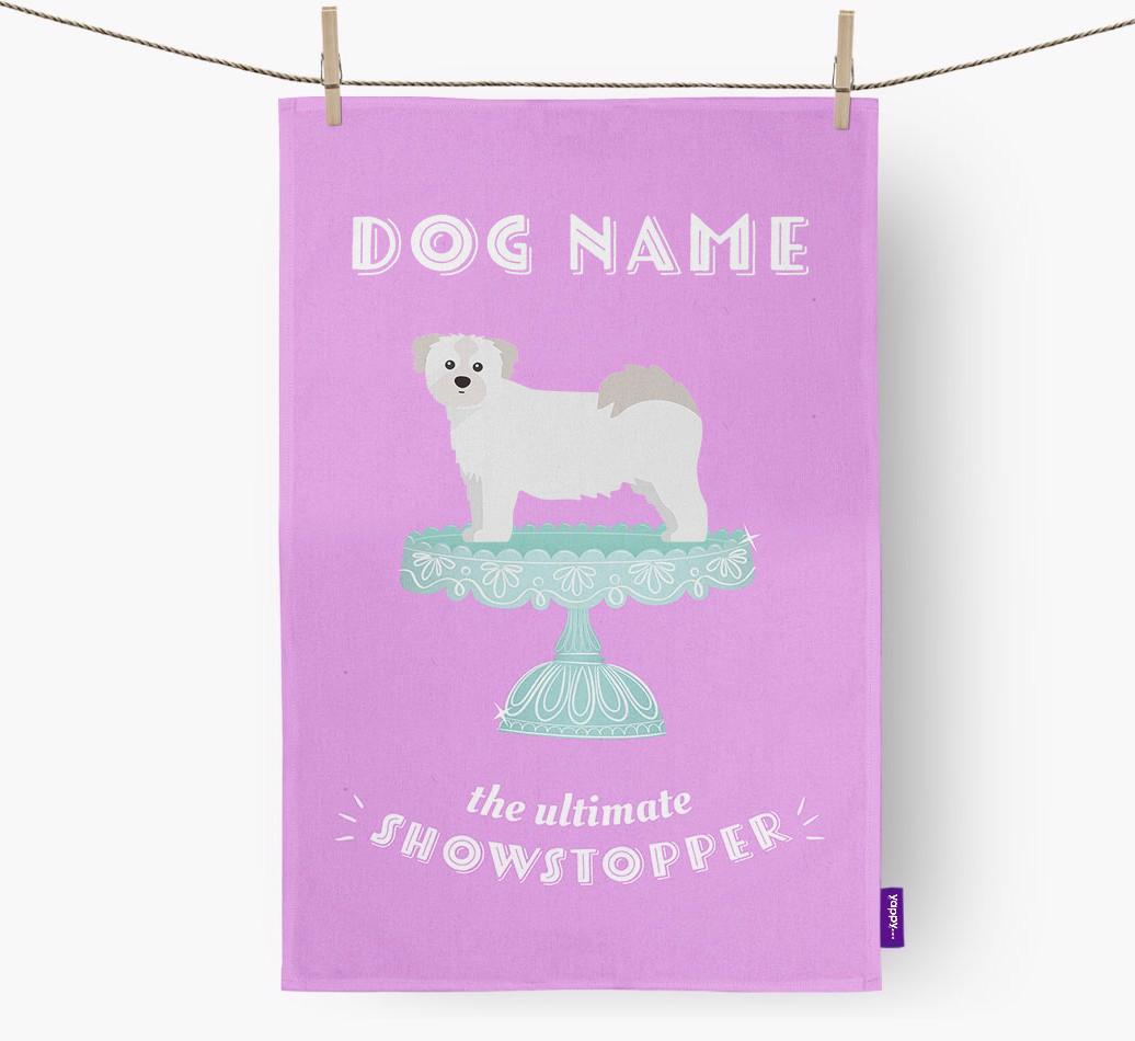 'The Ultimate Showstopper' - Personalised {breedFullName} Tea Towel