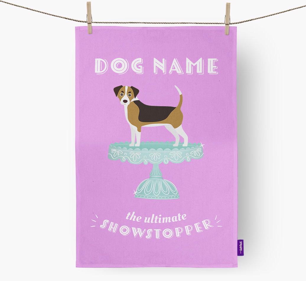 'The Ultimate Showstopper' - Personalised {breedFullName} Tea Towel