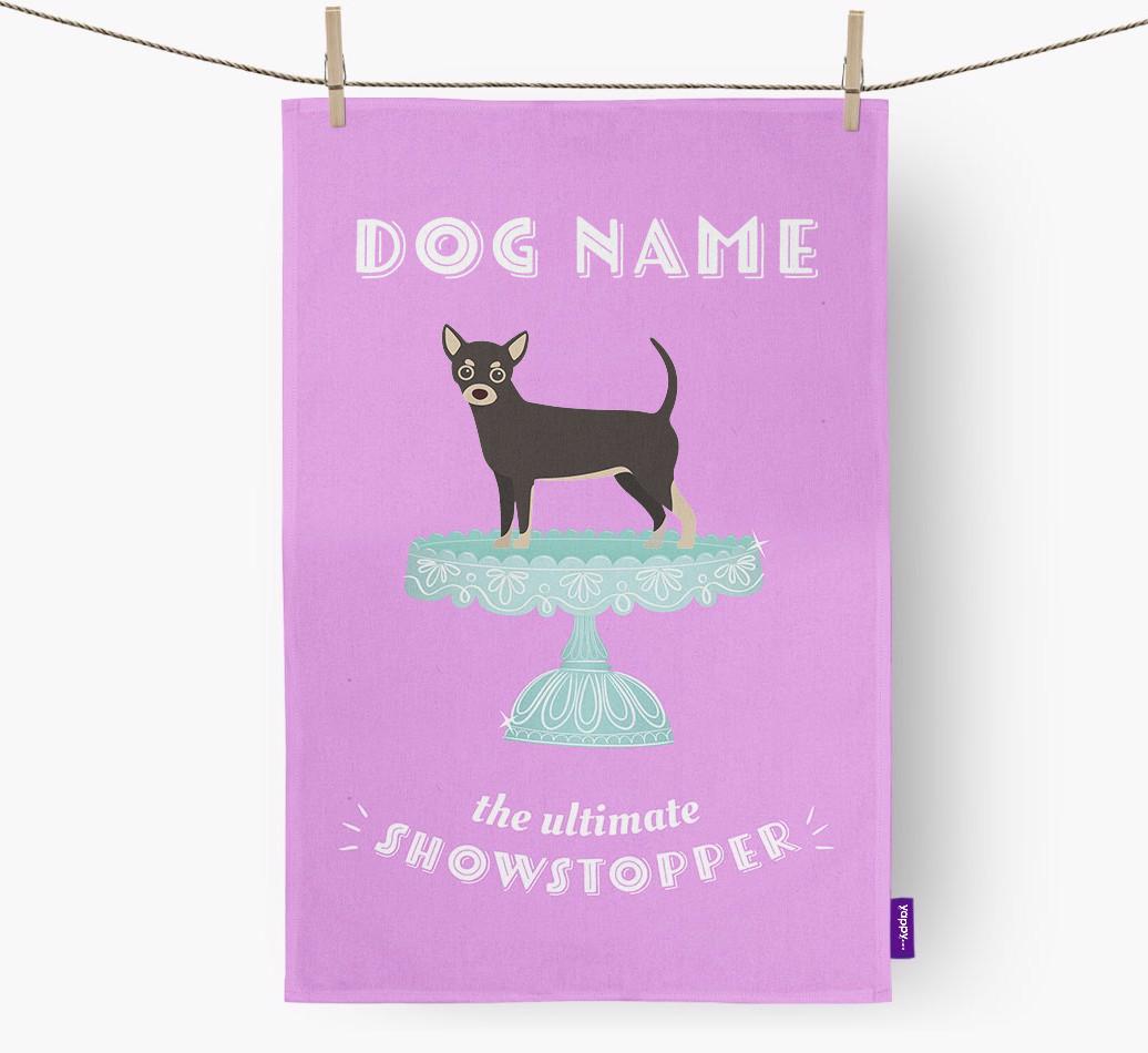 'The Ultimate Showstopper' - Personalised {breedFullName} Tea Towel