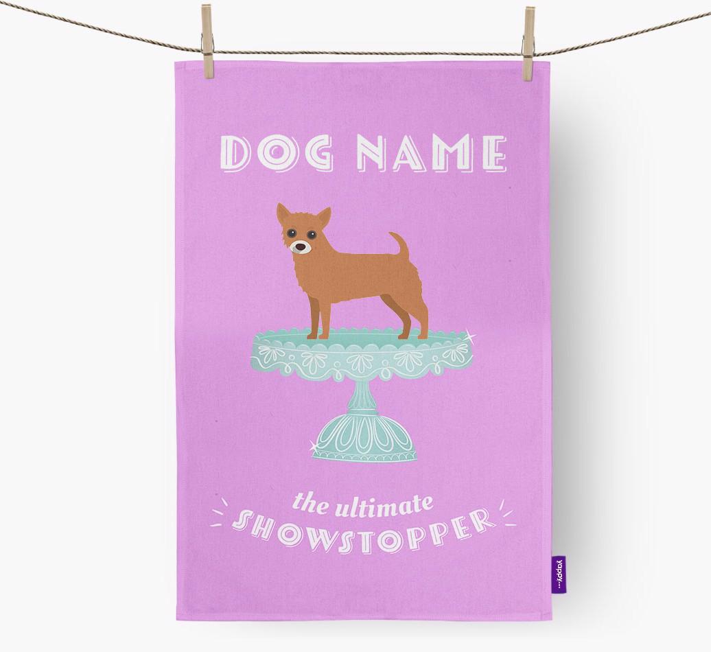 'The Ultimate Showstopper' - Personalised {breedFullName} Tea Towel