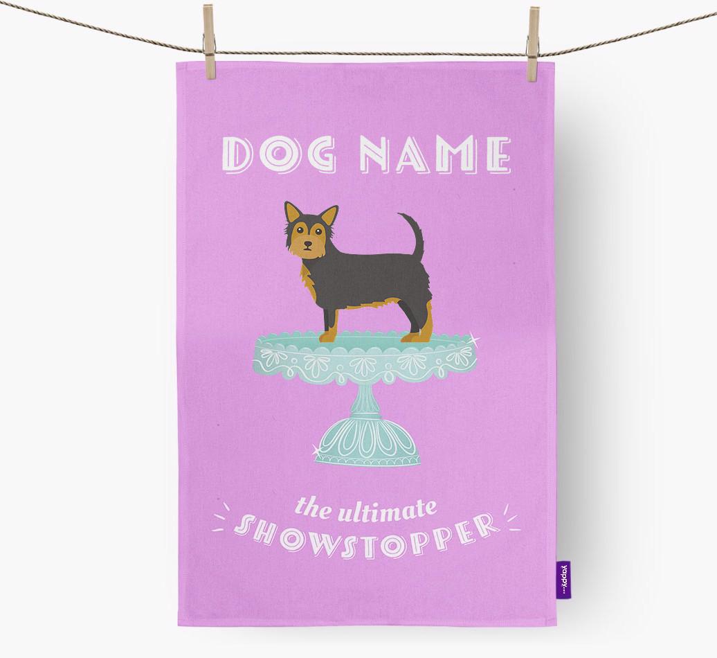 'The Ultimate Showstopper' - Personalised {breedFullName} Tea Towel