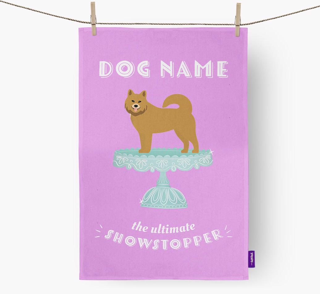 'The Ultimate Showstopper' - Personalised {breedFullName} Tea Towel