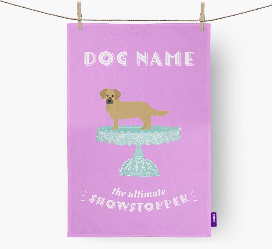 'The Ultimate Showstopper' - Personalised {breedFullName} Tea Towel