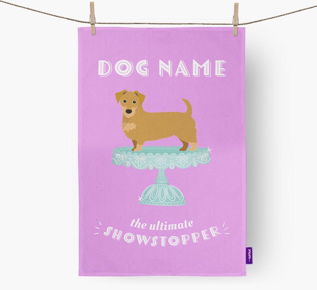 'The Ultimate Showstopper' - Personalised {breedFullName} Tea Towel