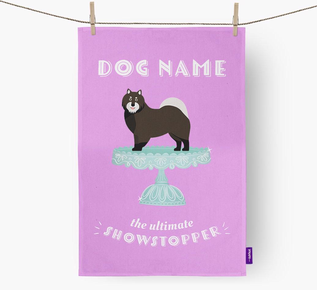 'The Ultimate Showstopper' - Personalised {breedFullName} Tea Towel