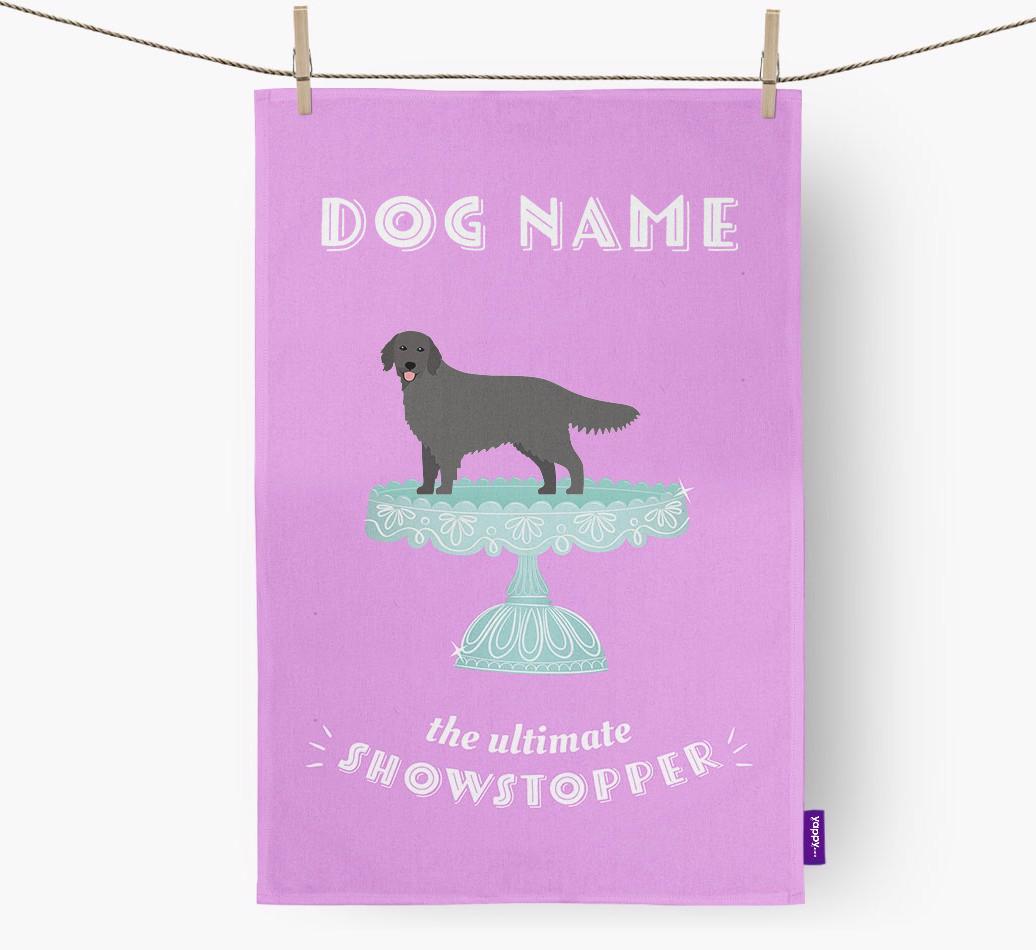 'The Ultimate Showstopper' - Personalised {breedFullName} Tea Towel