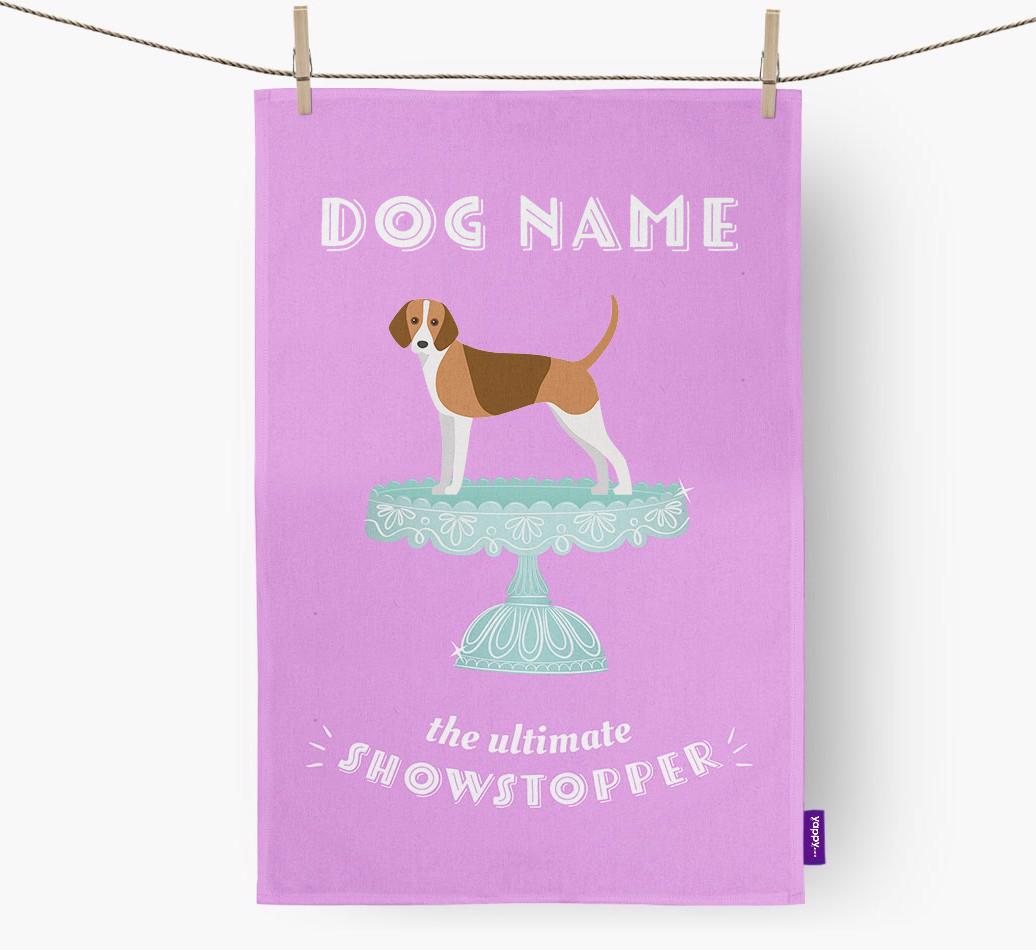 'The Ultimate Showstopper' - Personalised {breedFullName} Tea Towel