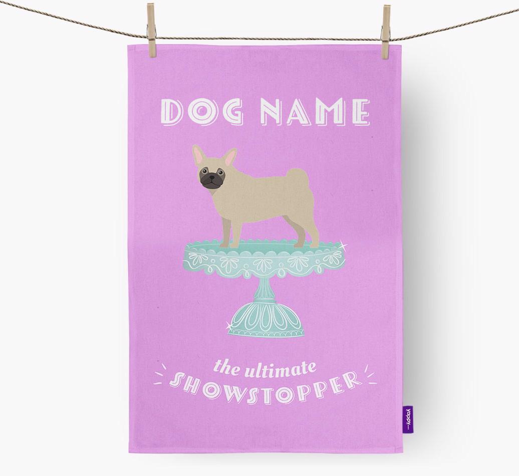 'The Ultimate Showstopper' - Personalised {breedFullName} Tea Towel