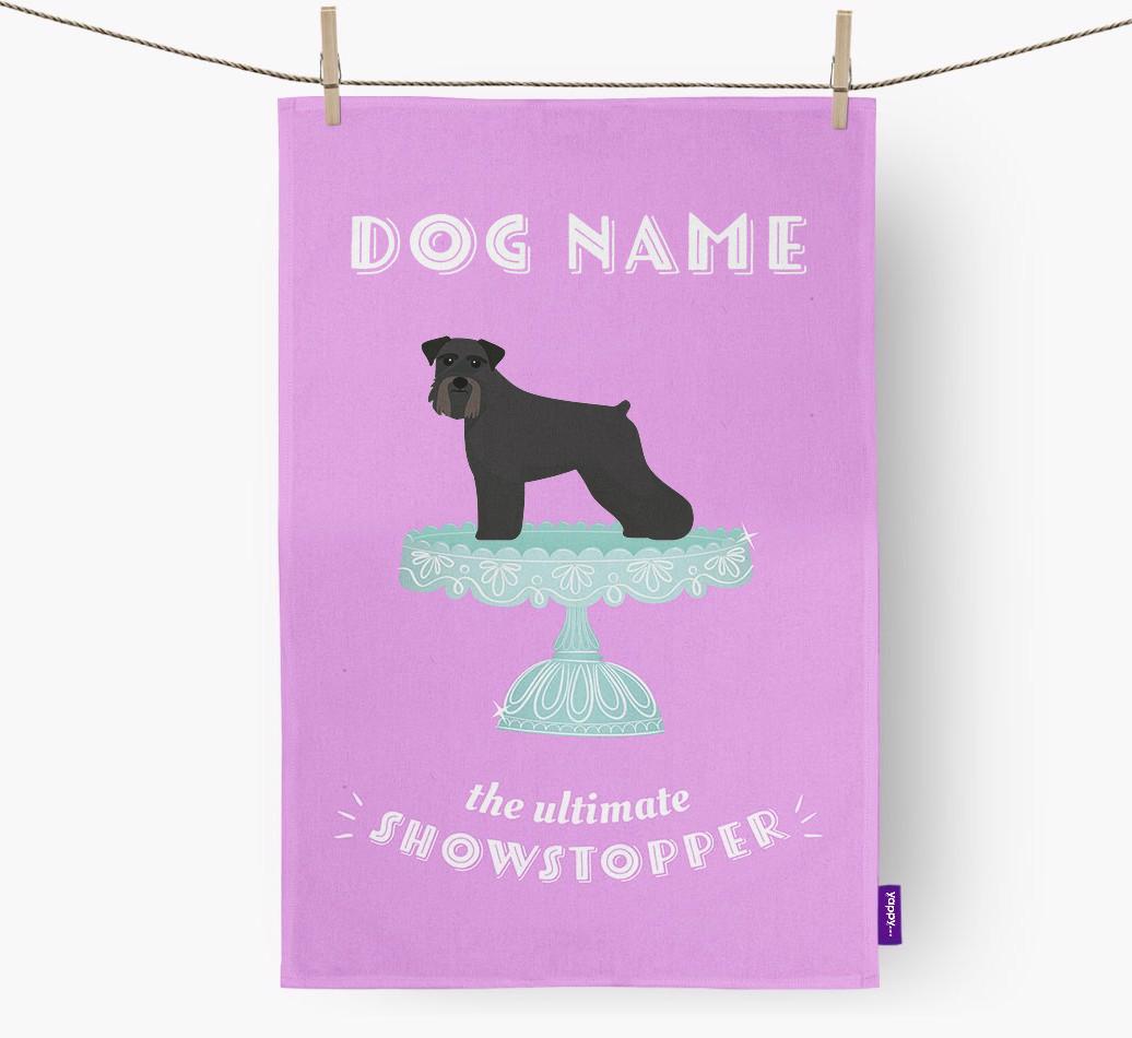 'The Ultimate Showstopper' - Personalised {breedFullName} Tea Towel
