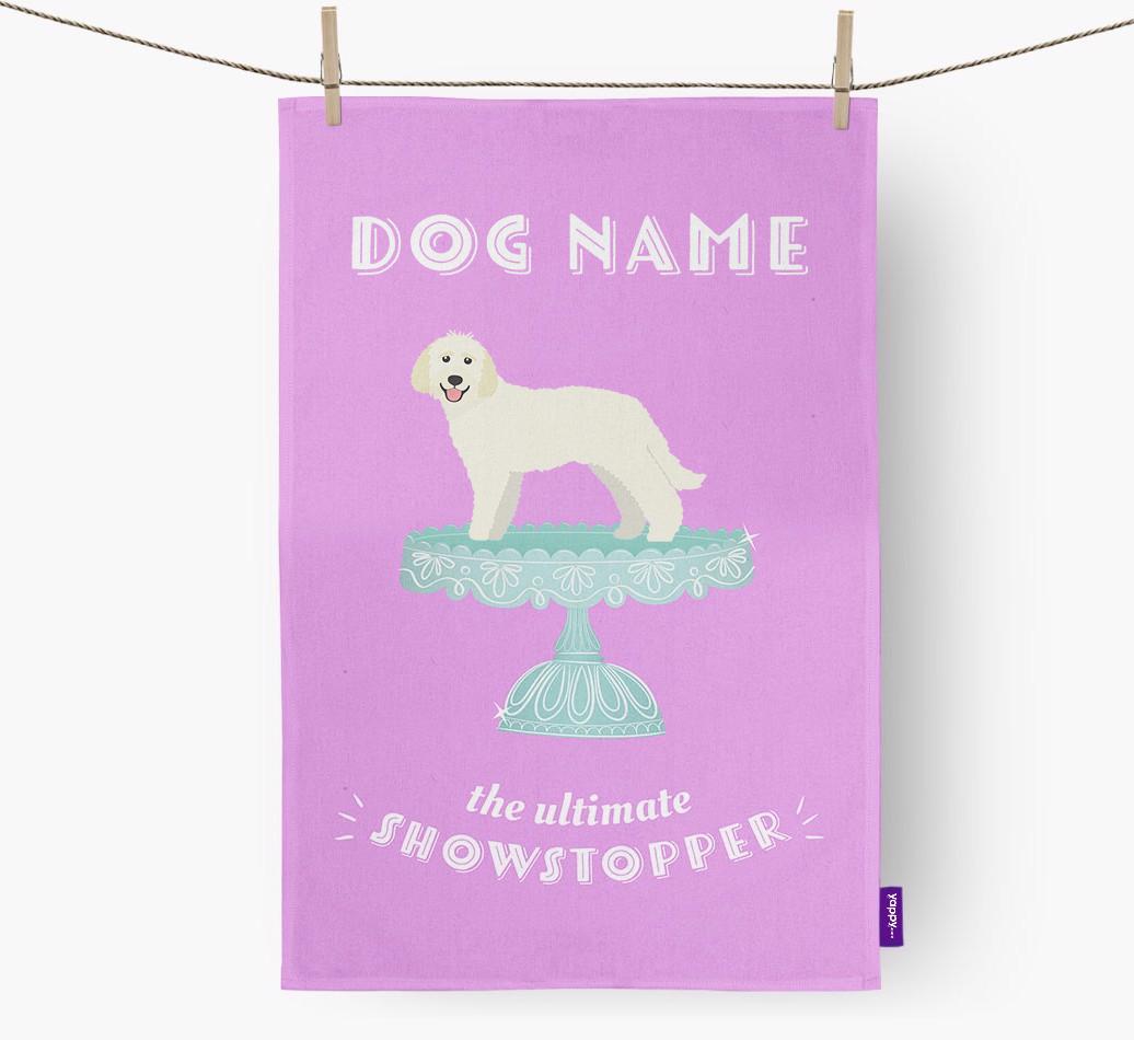 'The Ultimate Showstopper' - Personalised {breedFullName} Tea Towel