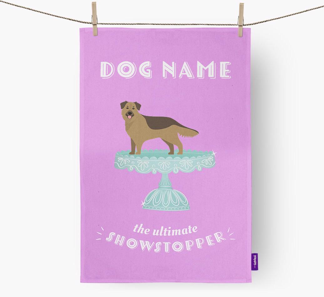 'The Ultimate Showstopper' - Personalised {breedFullName} Tea Towel