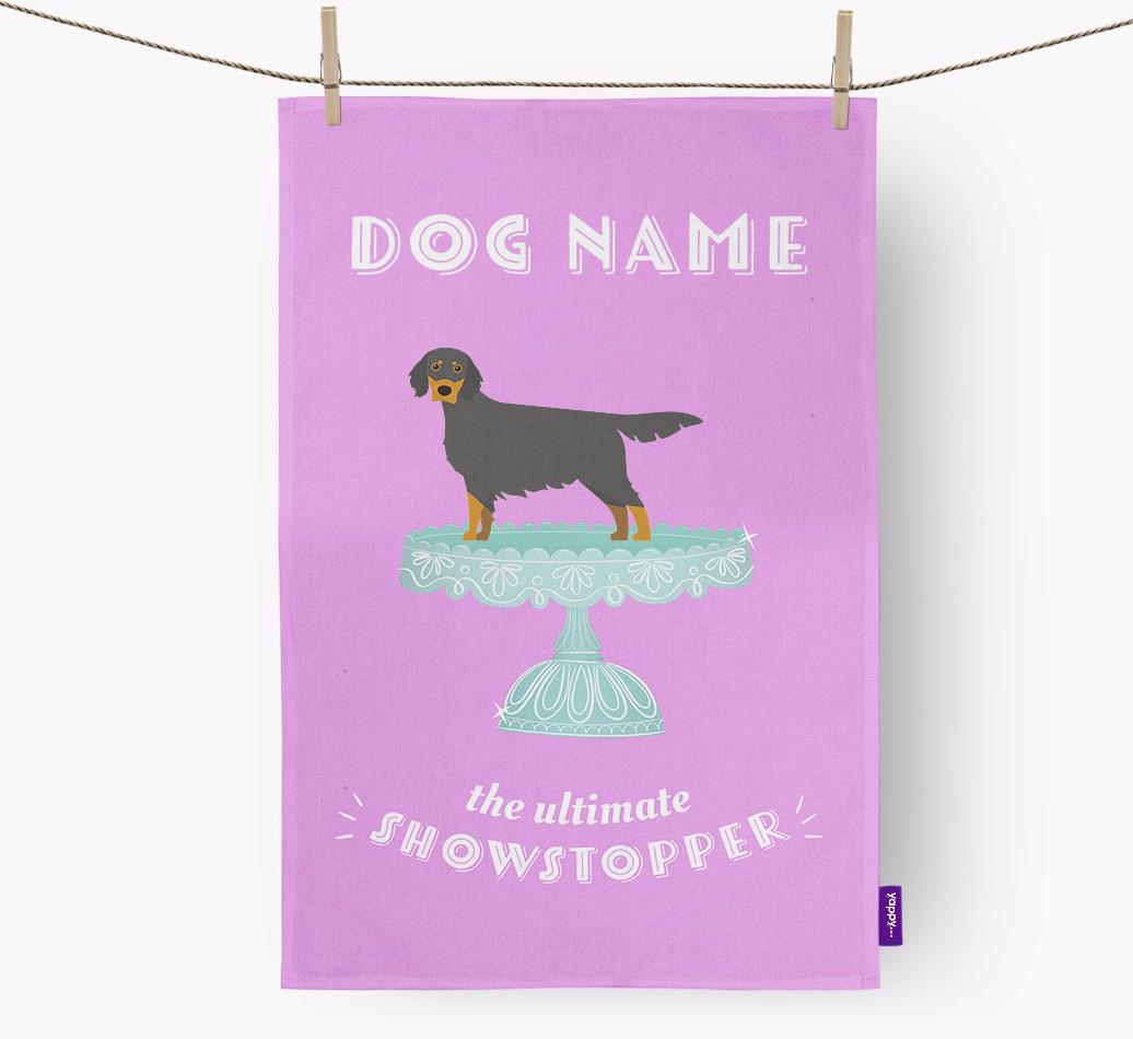 'The Ultimate Showstopper' - Personalised {breedFullName} Tea Towel