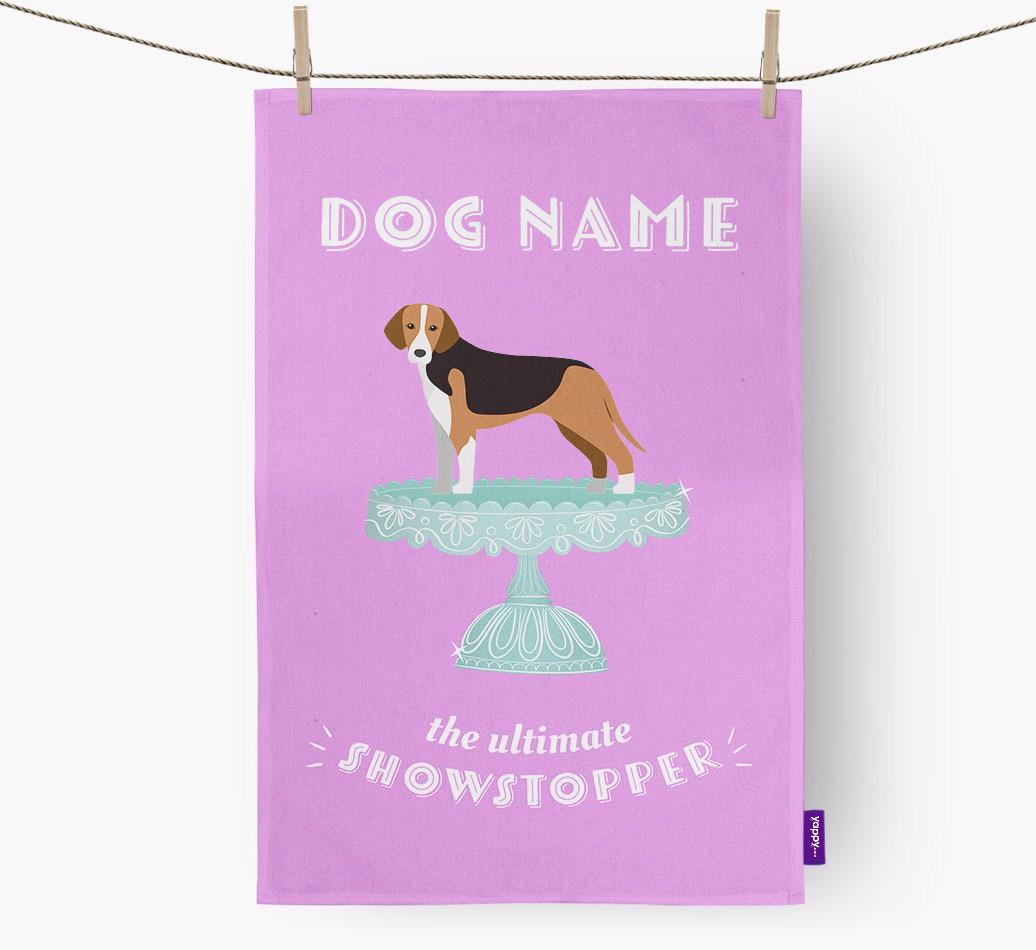 'The Ultimate Showstopper' - Personalised {breedFullName} Tea Towel