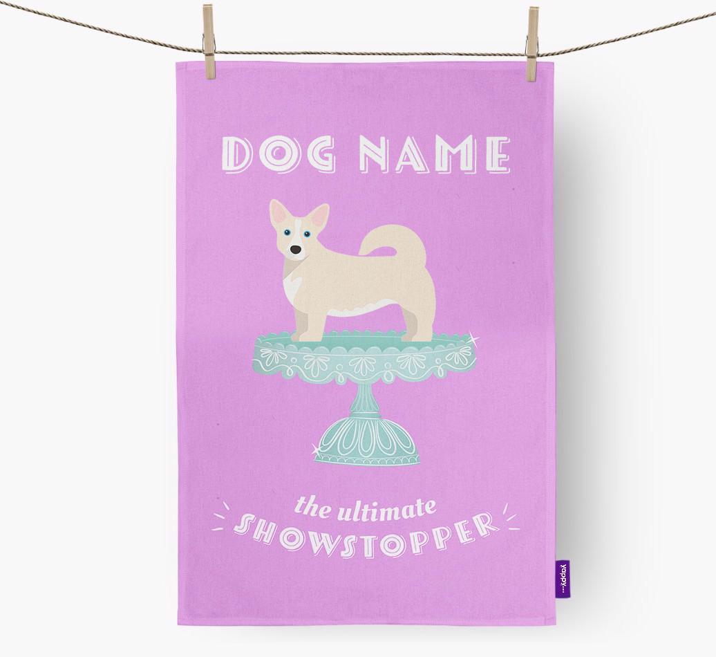 'The Ultimate Showstopper' - Personalised {breedFullName} Tea Towel