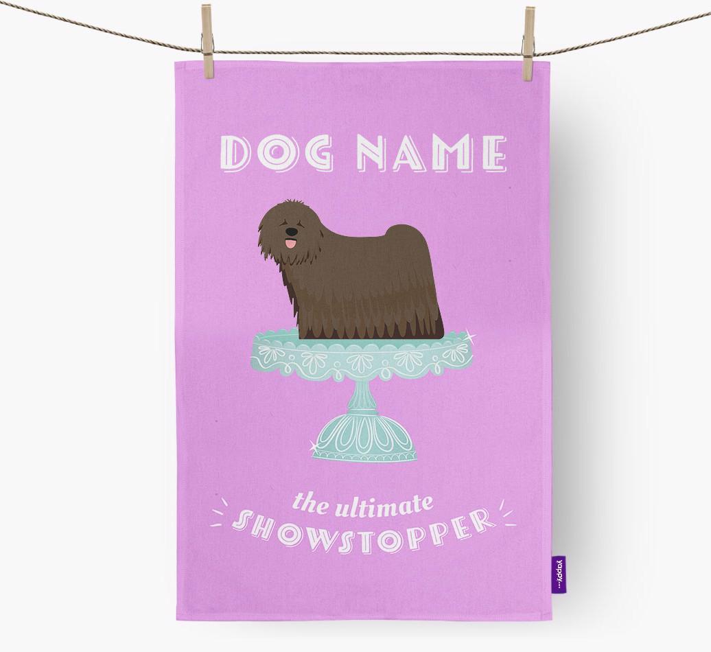 'The Ultimate Showstopper' - Personalised {breedFullName} Tea Towel