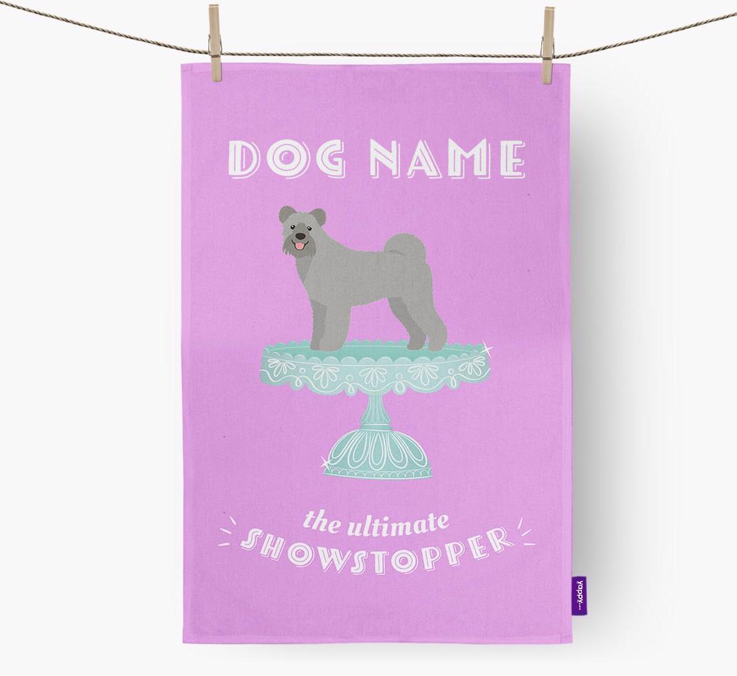 'The Ultimate Showstopper' - Personalised {breedFullName} Tea Towel