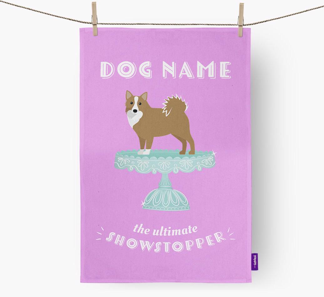 'The Ultimate Showstopper' - Personalised {breedFullName} Tea Towel