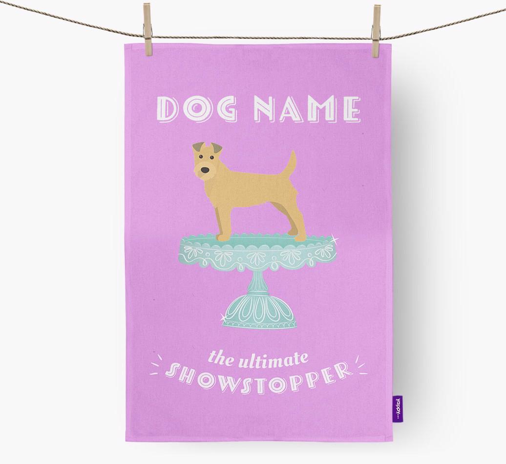 'The Ultimate Showstopper' - Personalised {breedFullName} Tea Towel