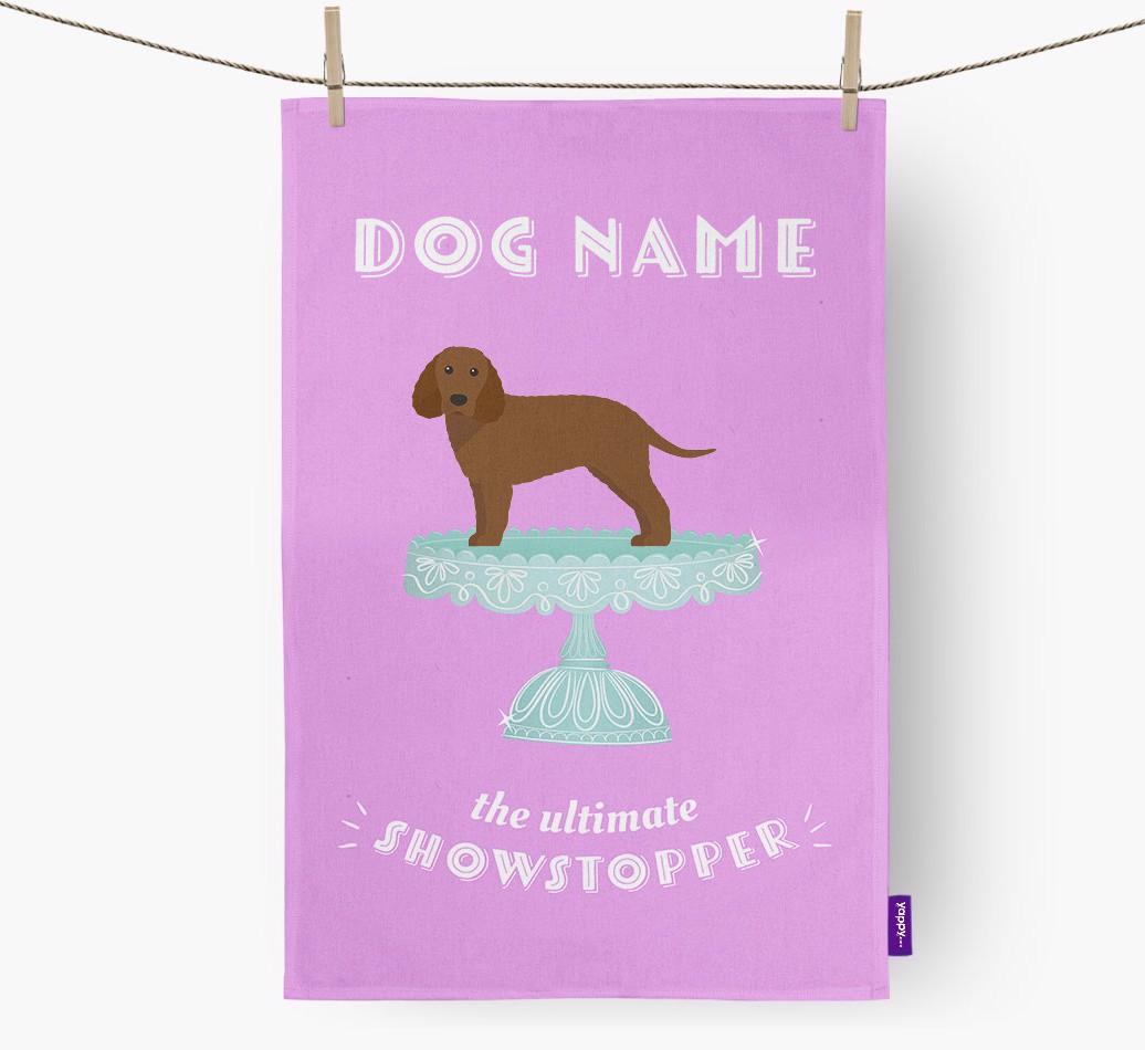 'The Ultimate Showstopper' - Personalised {breedFullName} Tea Towel