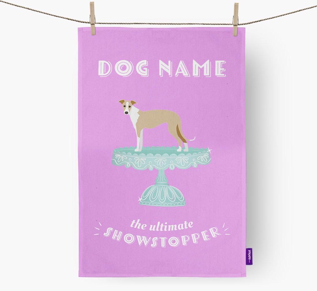 'The Ultimate Showstopper' - Personalised {breedFullName} Tea Towel