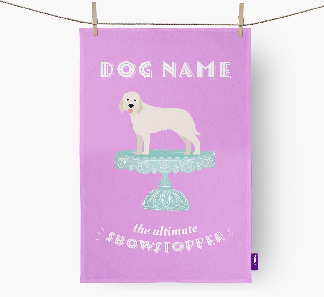 'The Ultimate Showstopper' - Personalised {breedFullName} Tea Towel