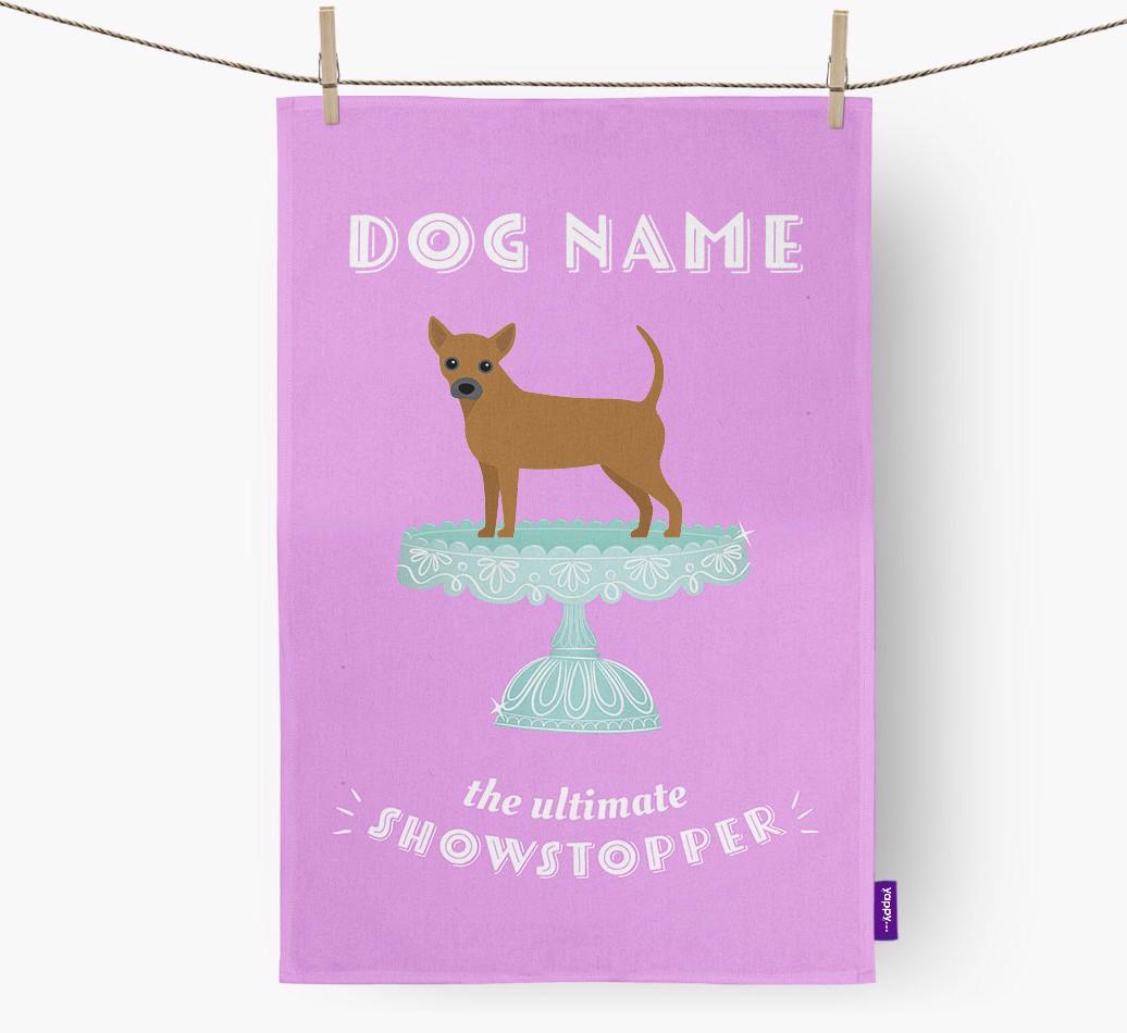 'The Ultimate Showstopper' - Personalised {breedFullName} Tea Towel