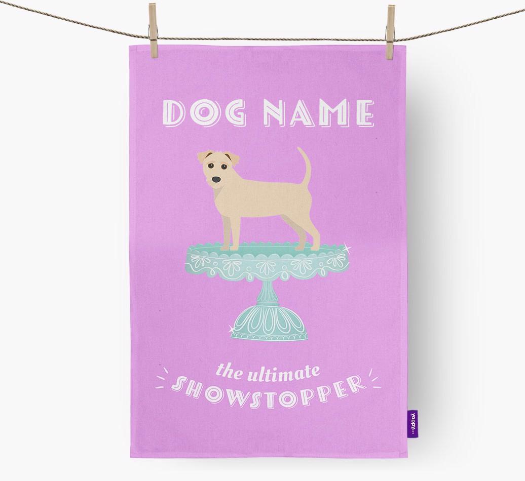 'The Ultimate Showstopper' - Personalised {breedFullName} Tea Towel