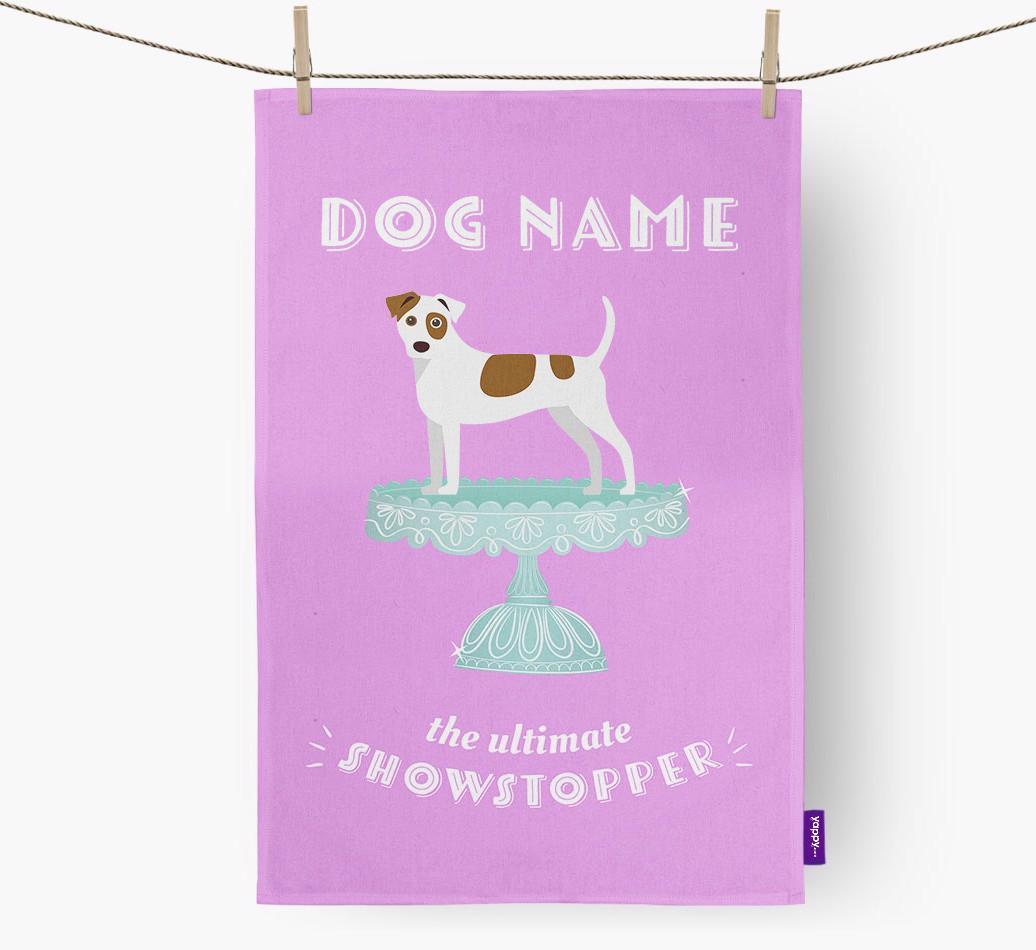 'The Ultimate Showstopper' - Personalised {breedFullName} Tea Towel