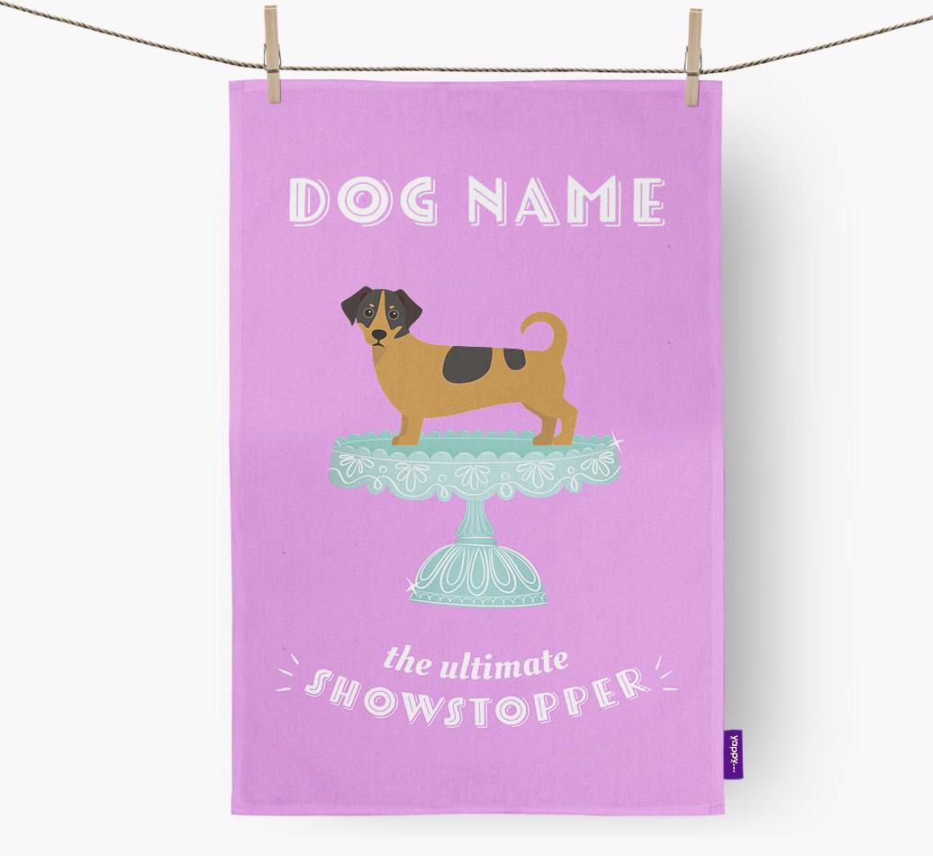 'The Ultimate Showstopper' - Personalised {breedFullName} Tea Towel