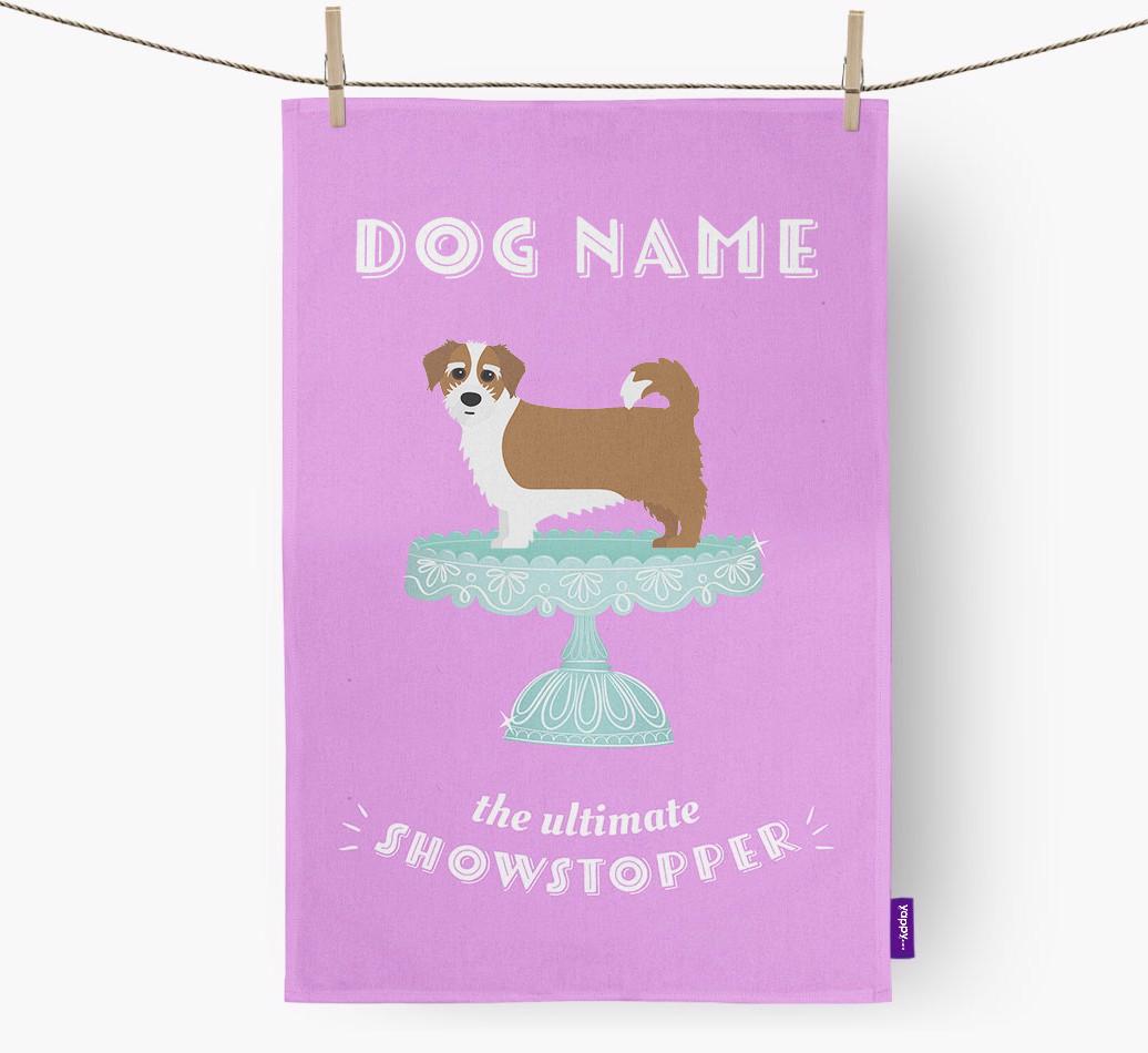 'The Ultimate Showstopper' - Personalised {breedFullName} Tea Towel