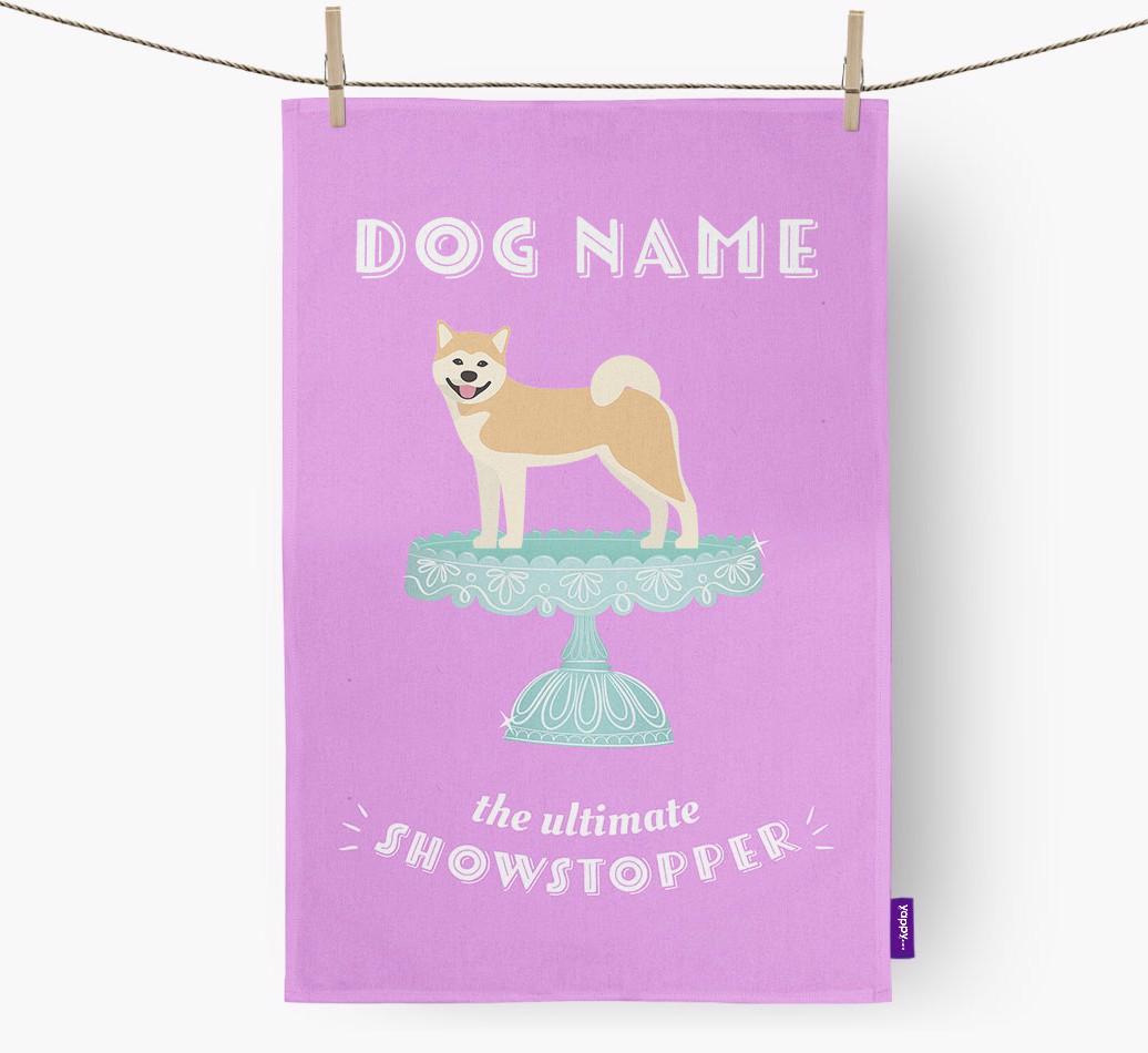 'The Ultimate Showstopper' - Personalised {breedFullName} Tea Towel