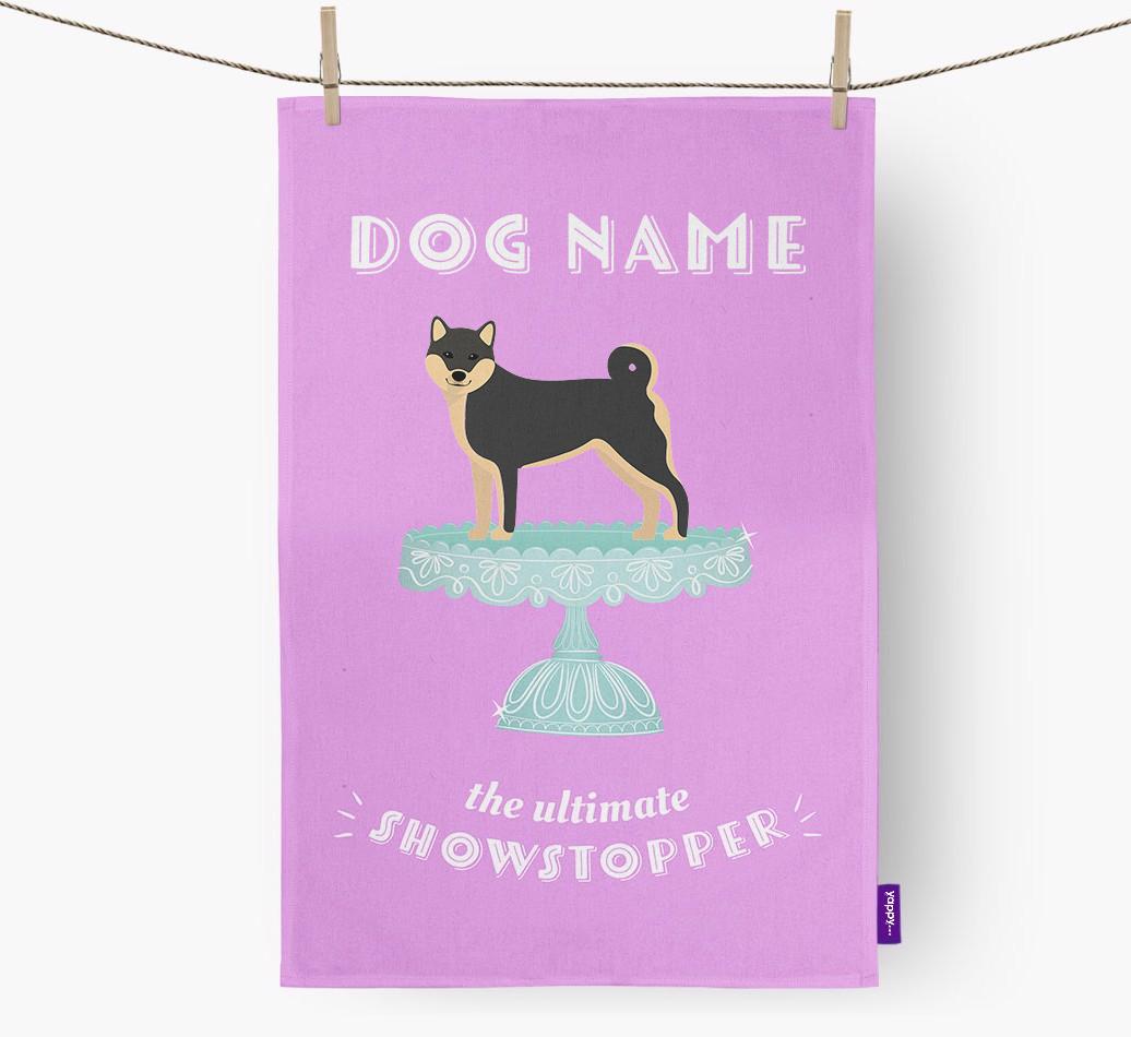 'The Ultimate Showstopper' - Personalised {breedFullName} Tea Towel