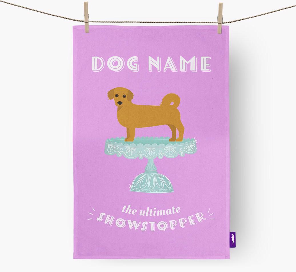 'The Ultimate Showstopper' - Personalised {breedFullName} Tea Towel