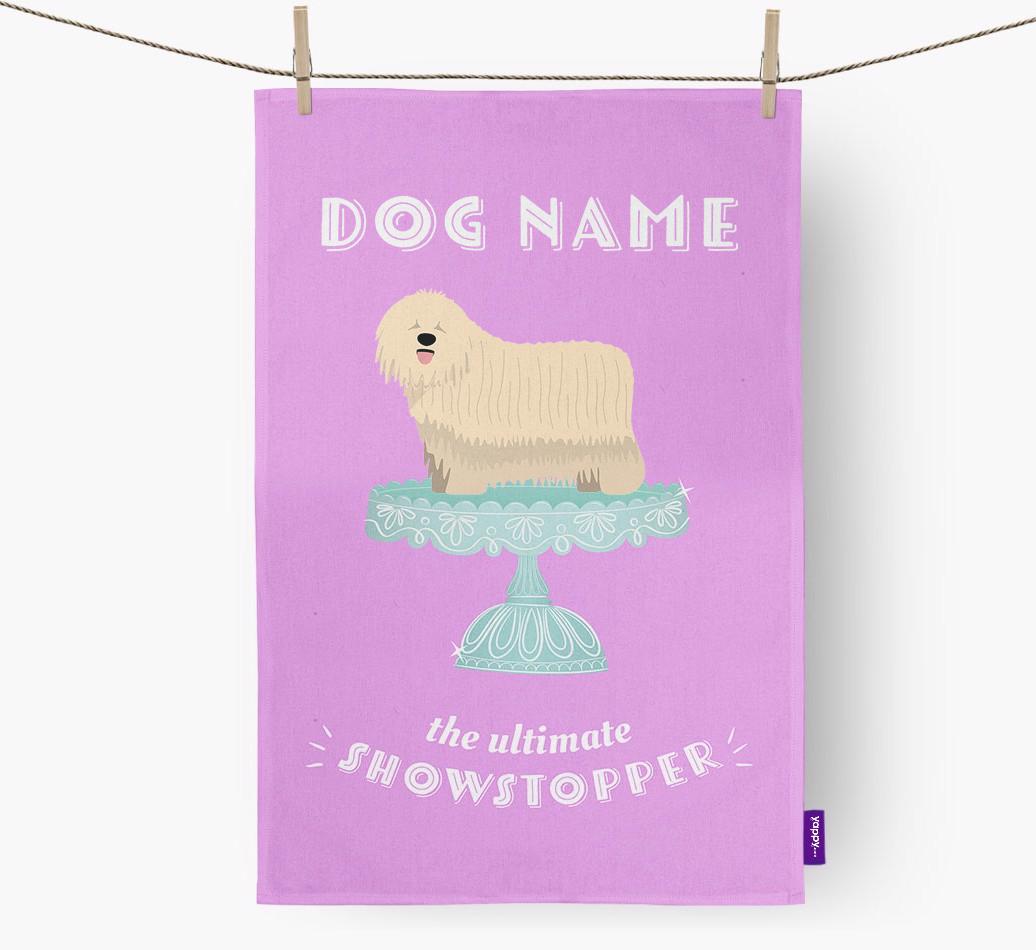 'The Ultimate Showstopper' - Personalised {breedFullName} Tea Towel