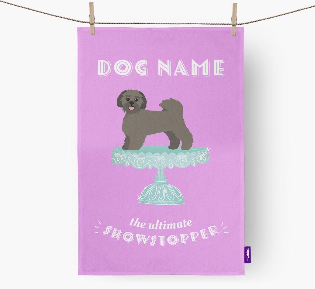 'The Ultimate Showstopper' - Personalised {breedFullName} Tea Towel