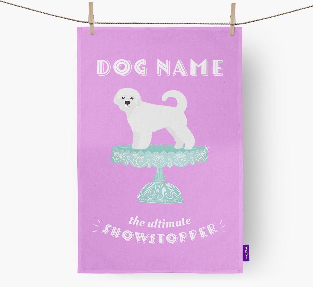 'The Ultimate Showstopper' - Personalised {breedFullName} Tea Towel
