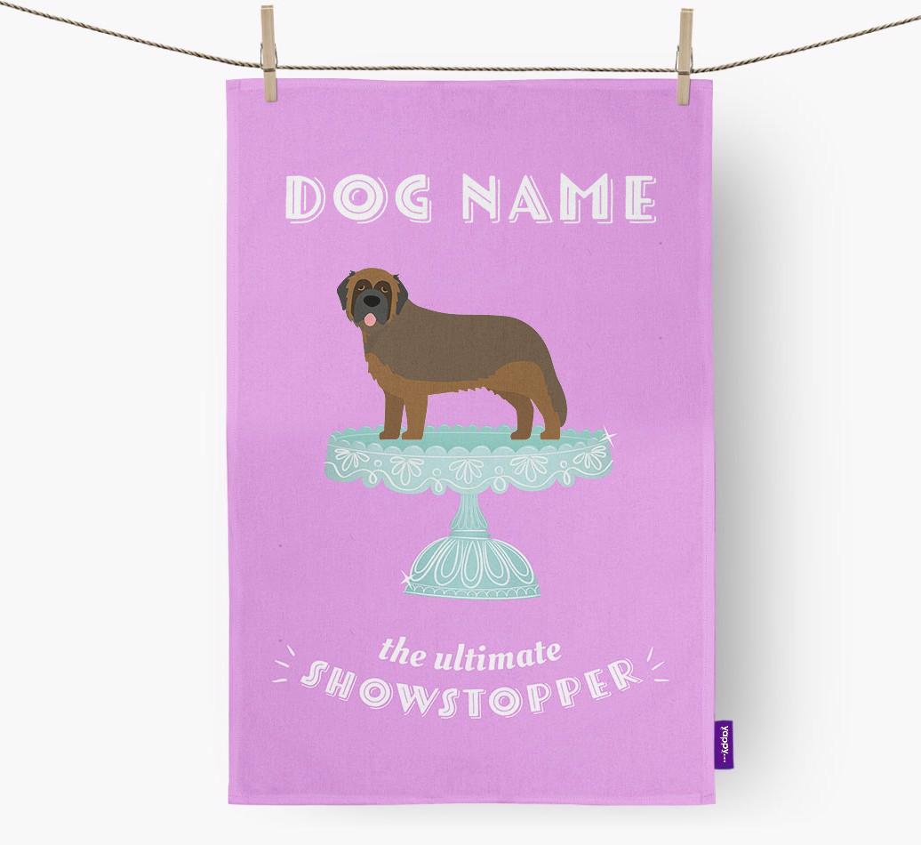'The Ultimate Showstopper' - Personalised {breedFullName} Tea Towel