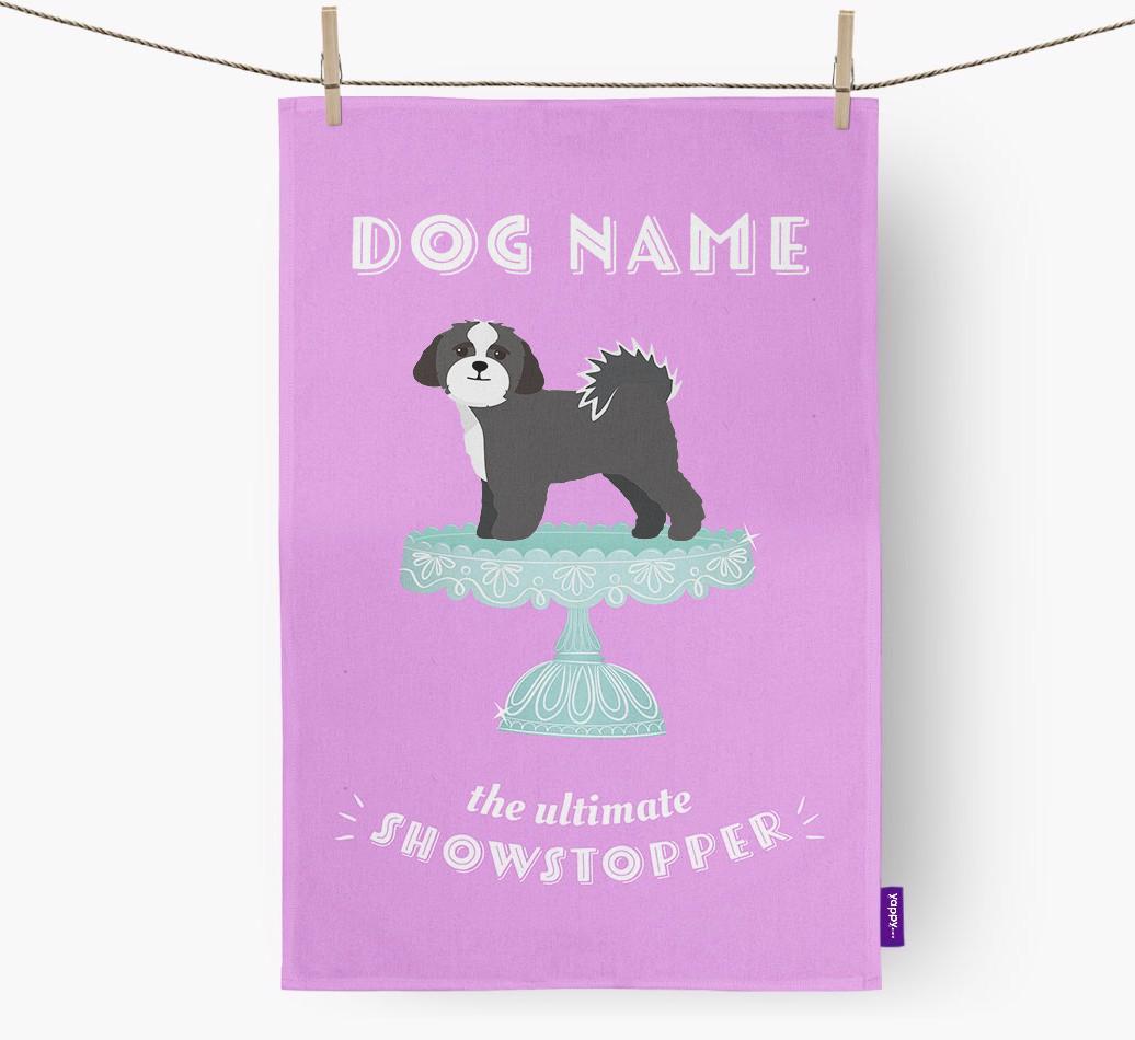 'The Ultimate Showstopper' - Personalised {breedFullName} Tea Towel