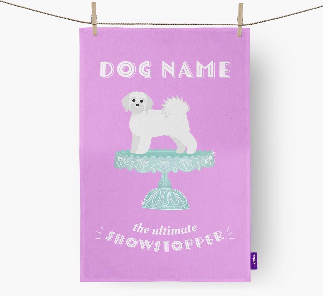 'The Ultimate Showstopper' - Personalised {breedFullName} Tea Towel