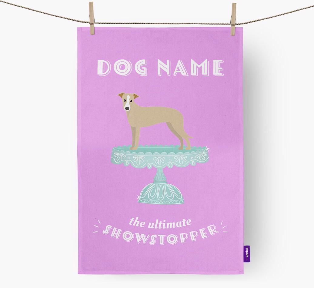 'The Ultimate Showstopper' - Personalised {breedFullName} Tea Towel