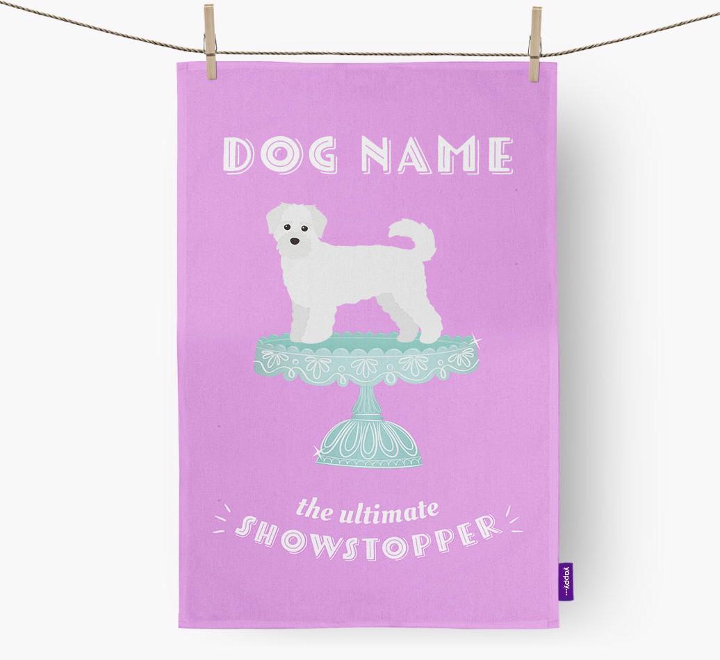 'The Ultimate Showstopper' - Personalised {breedFullName} Tea Towel