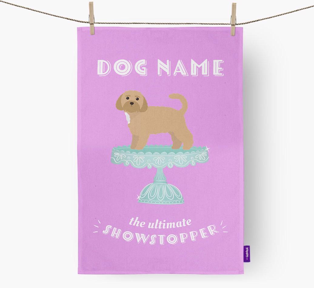 'The Ultimate Showstopper' - Personalised {breedFullName} Tea Towel