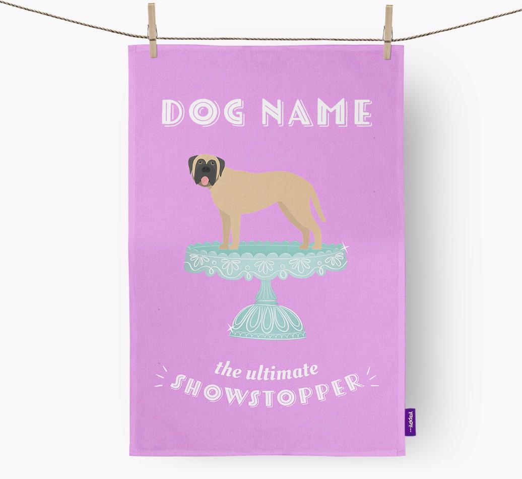 'The Ultimate Showstopper' - Personalised {breedFullName} Tea Towel