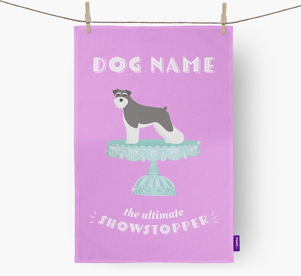 'The Ultimate Showstopper' - Personalised {breedFullName} Tea Towel