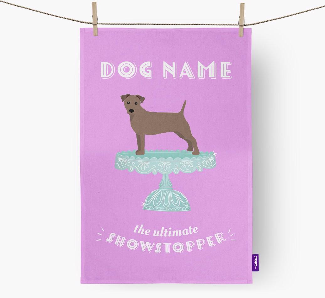 'The Ultimate Showstopper' - Personalised {breedFullName} Tea Towel