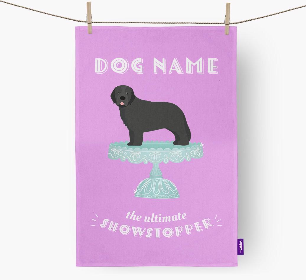 'The Ultimate Showstopper' - Personalised {breedFullName} Tea Towel