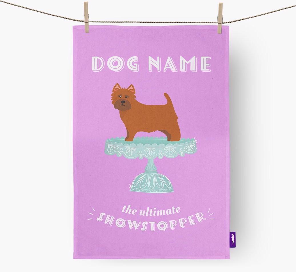 'The Ultimate Showstopper' - Personalised {breedFullName} Tea Towel